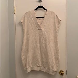 Lou & grey double V neck sweatshirt dress